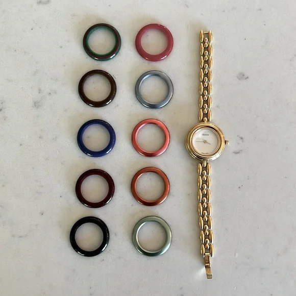 Vintage Gucci interchangeable bezel watch - Picture 4 of 6